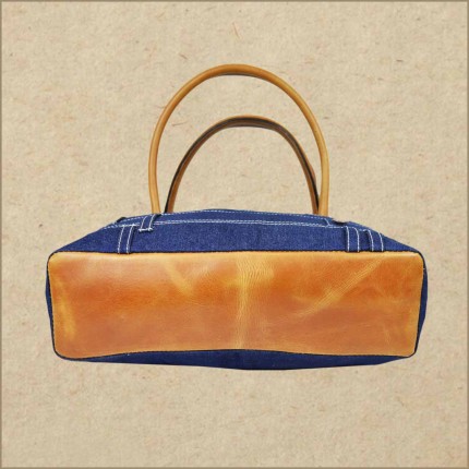 Canvas Handbag for Women - Top Handle Shoulder Bag